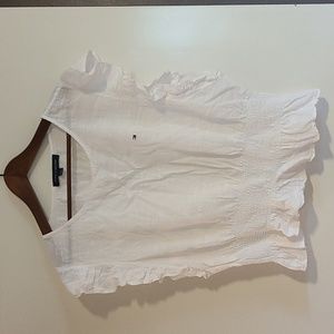 Tommy Hilfiger white peasant top
